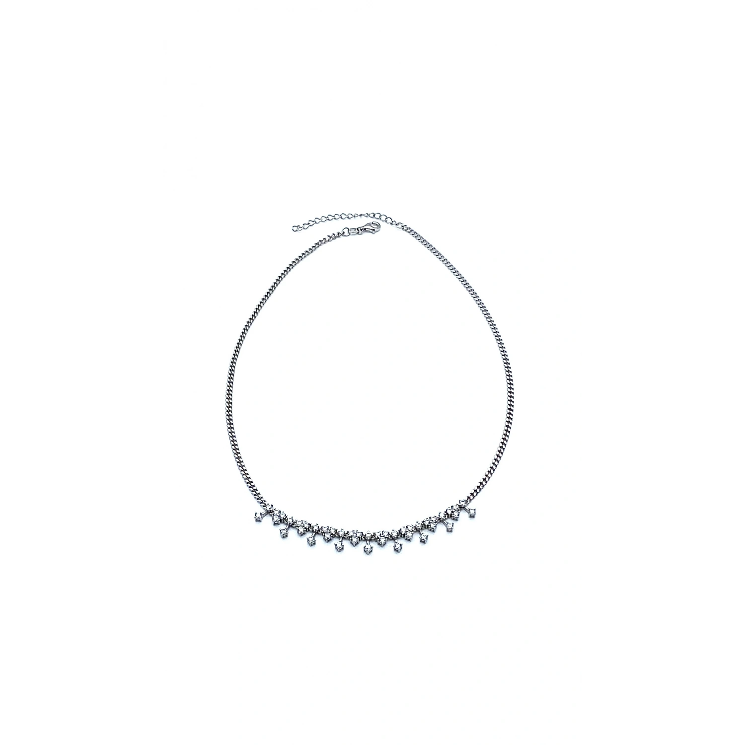 Taşlı 3 Dot Forse Zincir Kolye