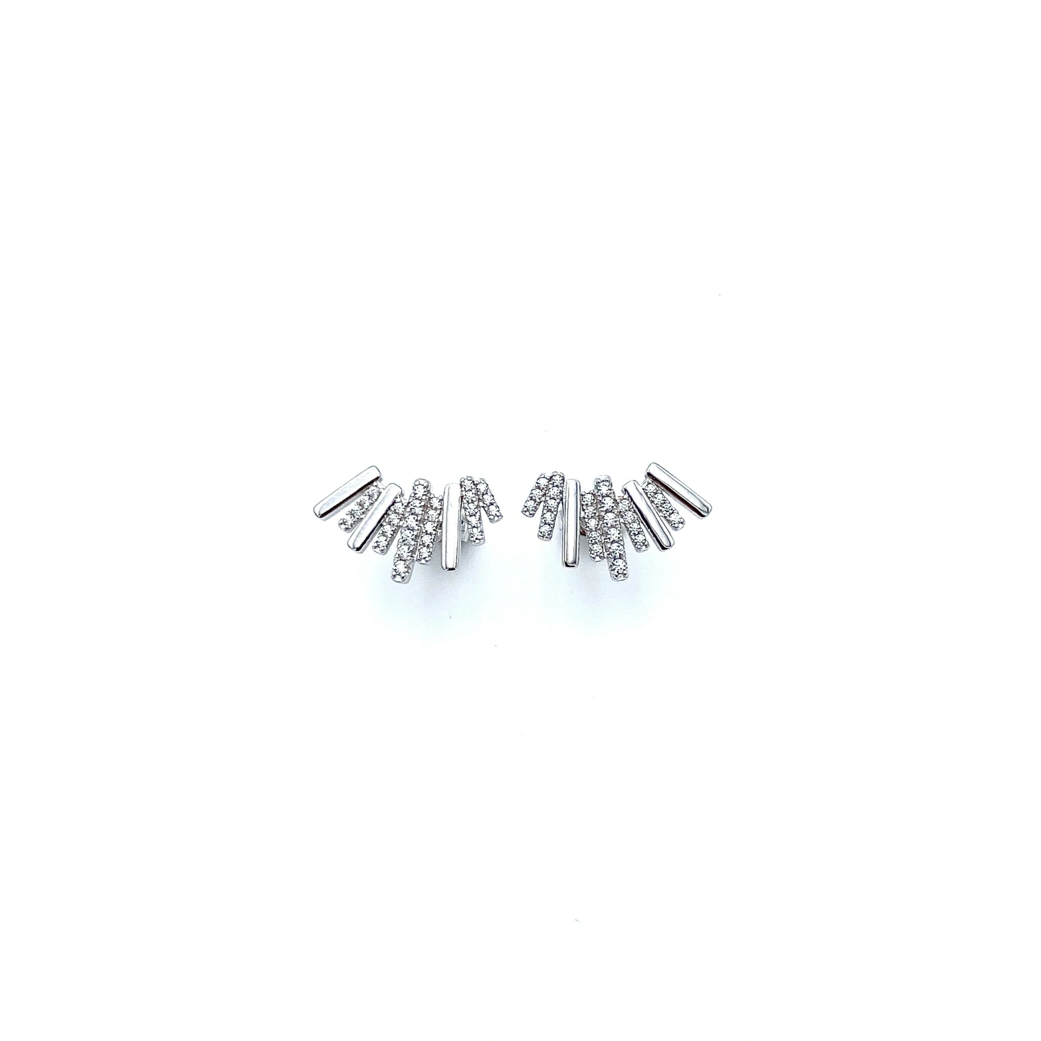 Taşlı Lashes Küpe Kolye Set