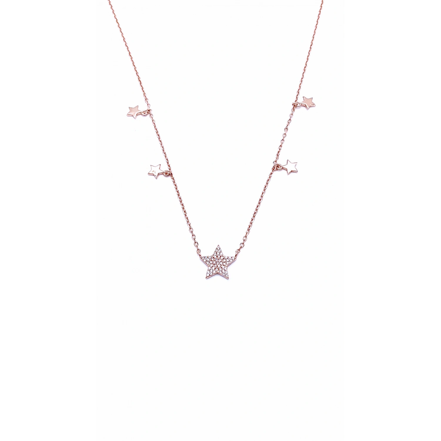 Taşlı Yıldız Kolye