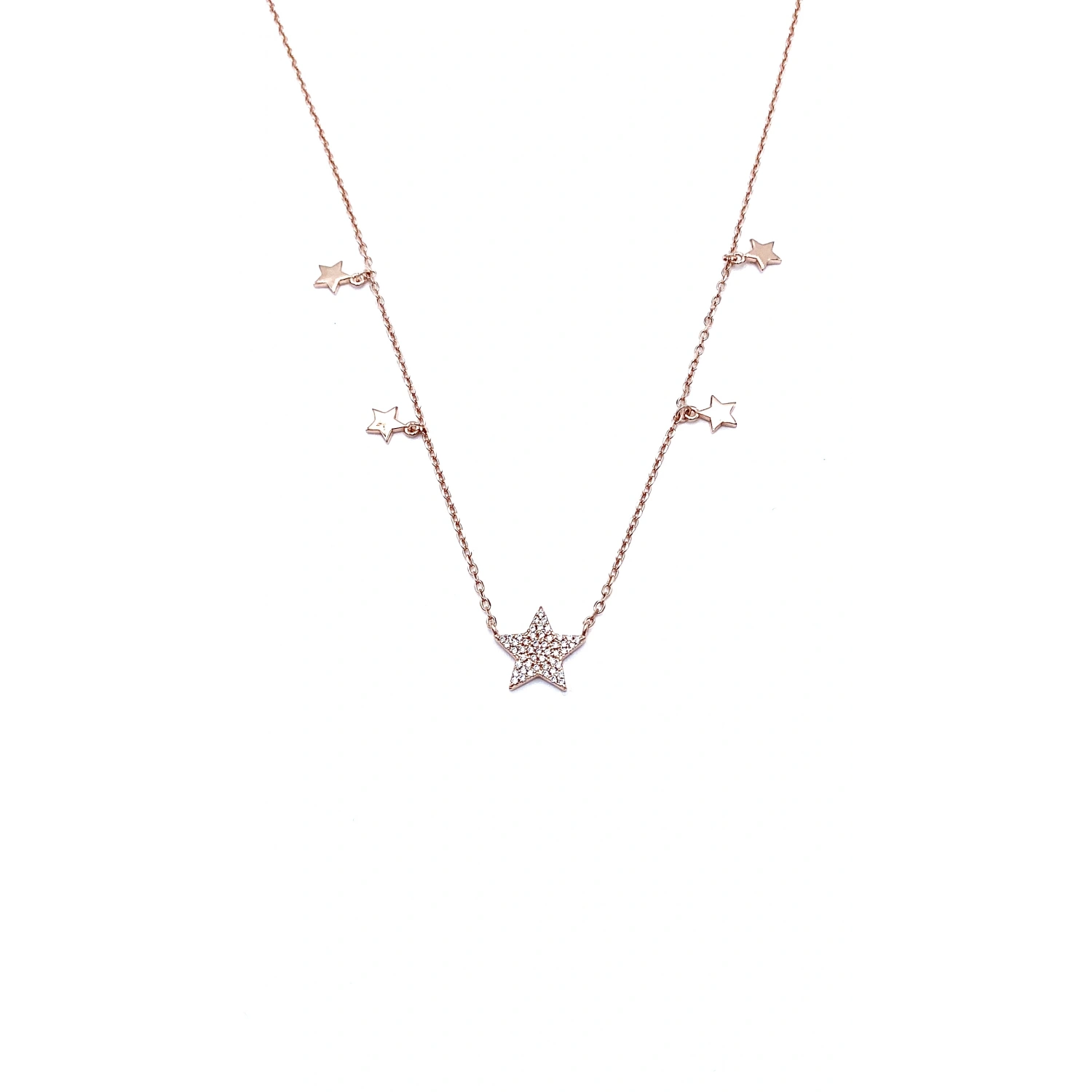 Taşlı Yıldız Kolye