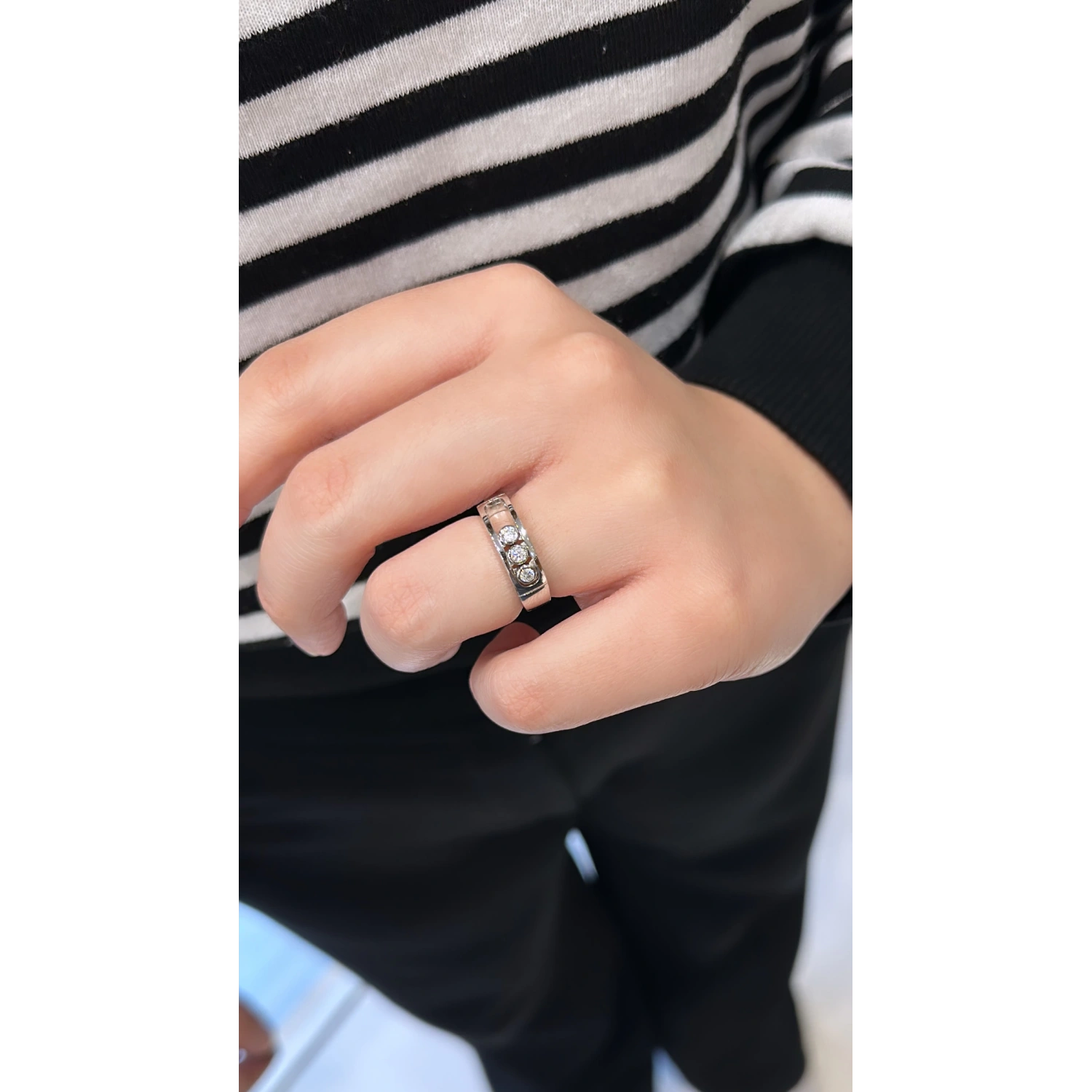 Taşsız Messi 3 Dot Yüzük