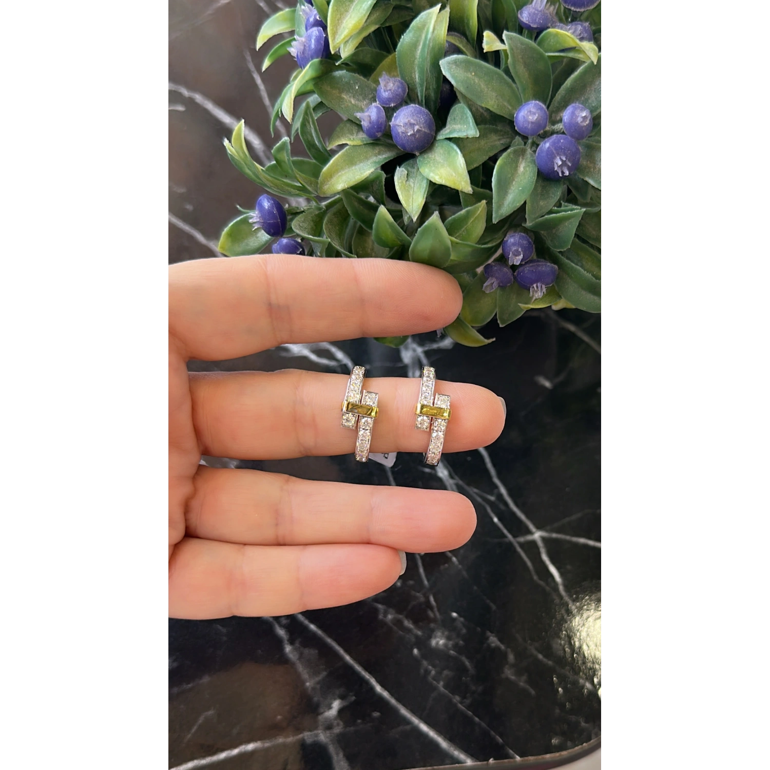 Tify 2 Renk Duo Taşlı Yüzük