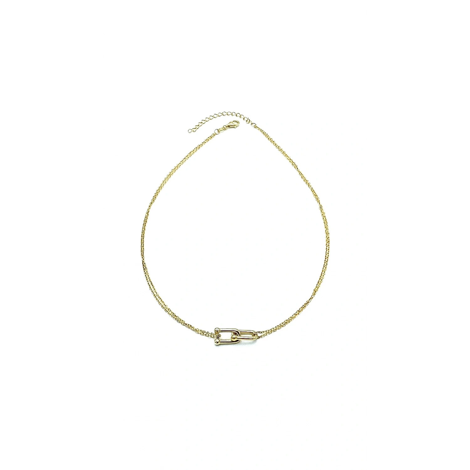 Tify 2li Zincir Kolye