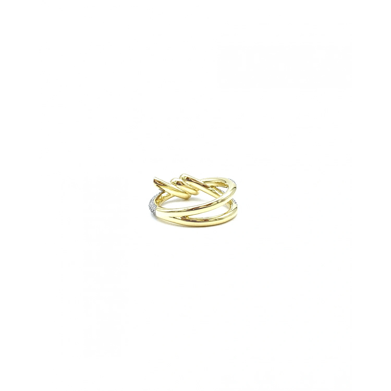Tify Mod Knot Pave Yüzük