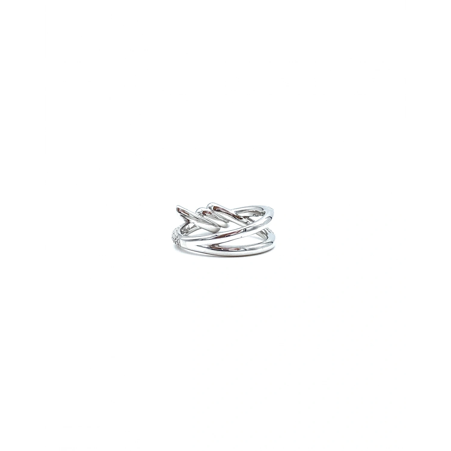 Tify Mod Knot Pave Yüzük