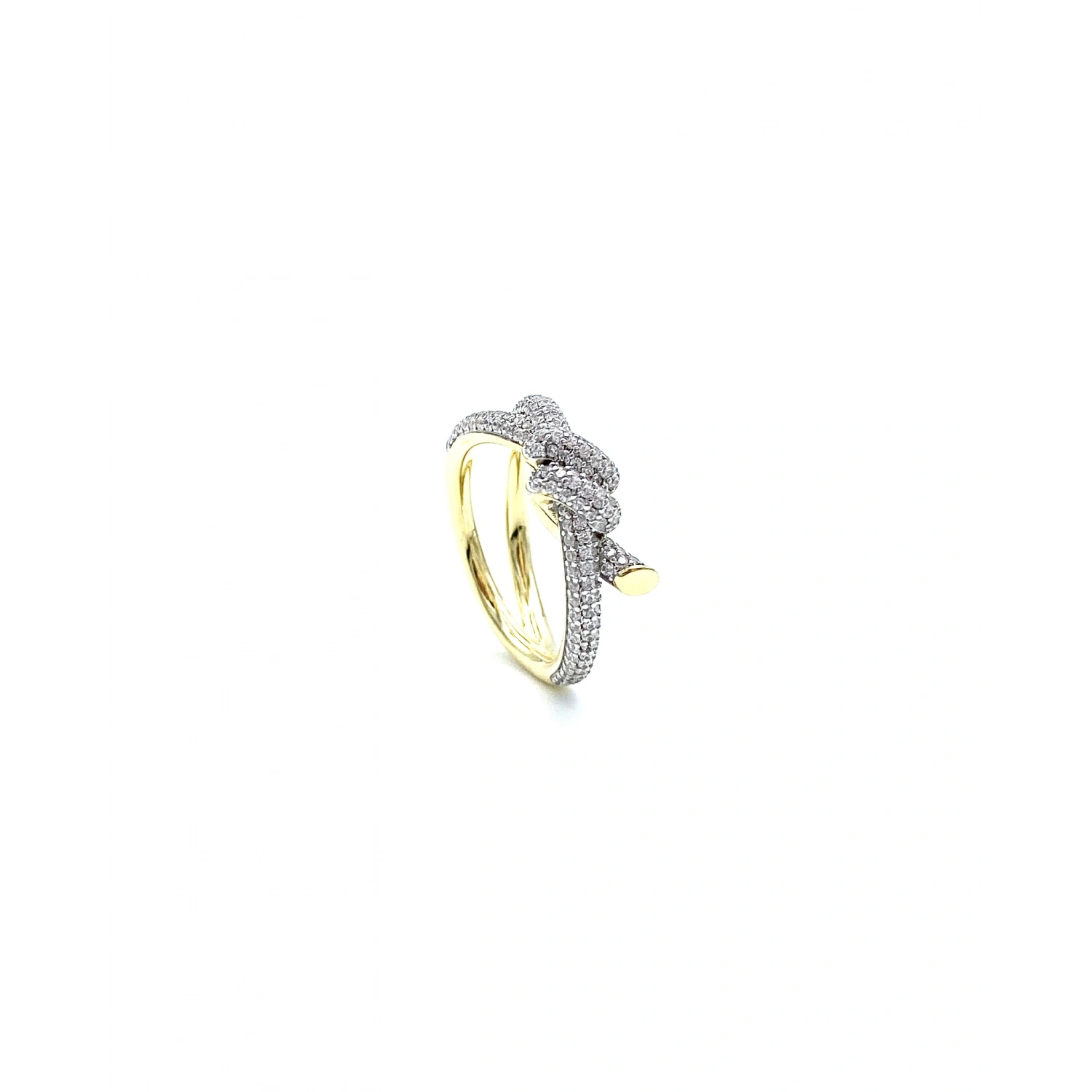 Tify Mod Knot Pave Yüzük