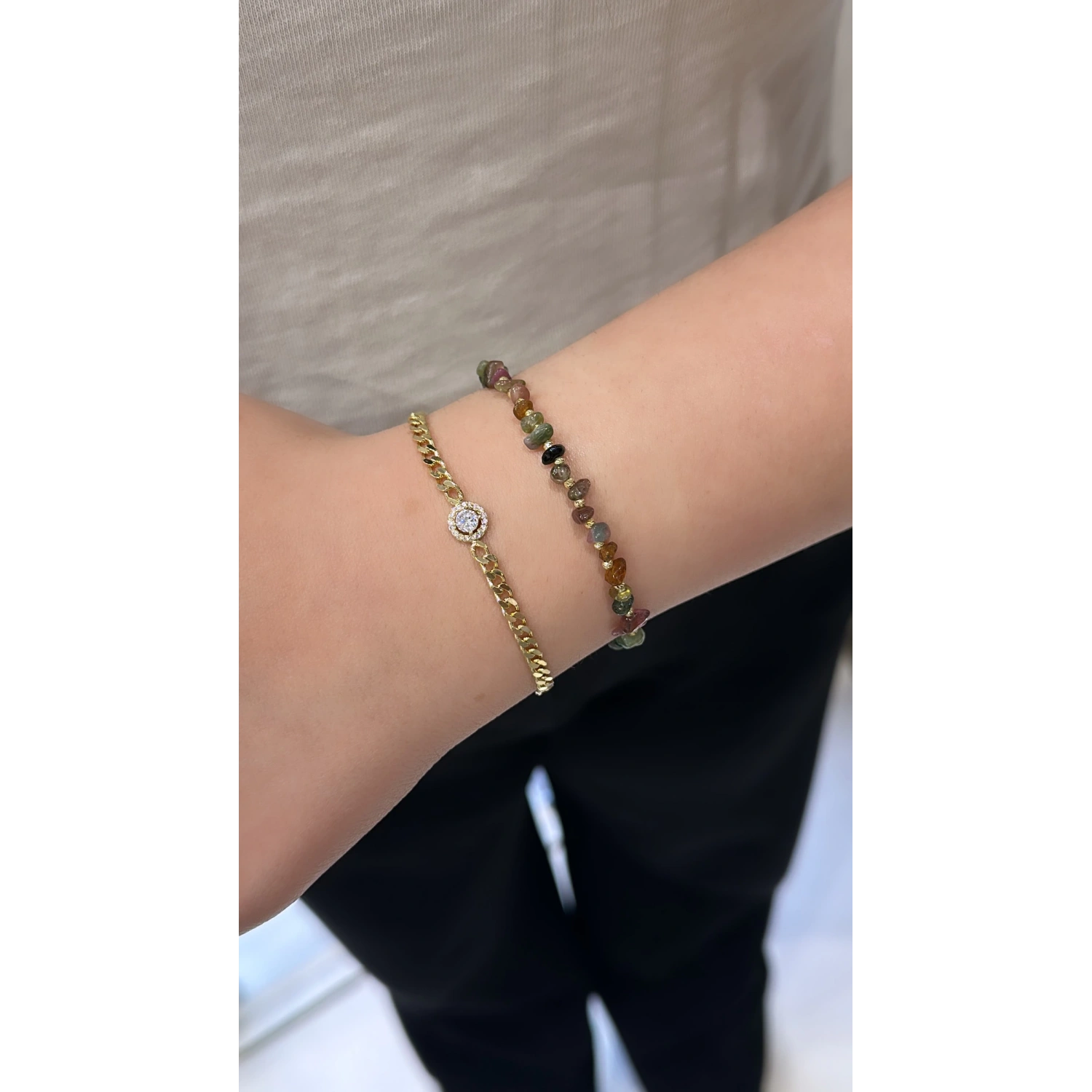 Turmalin Doğaltaş Bileklik