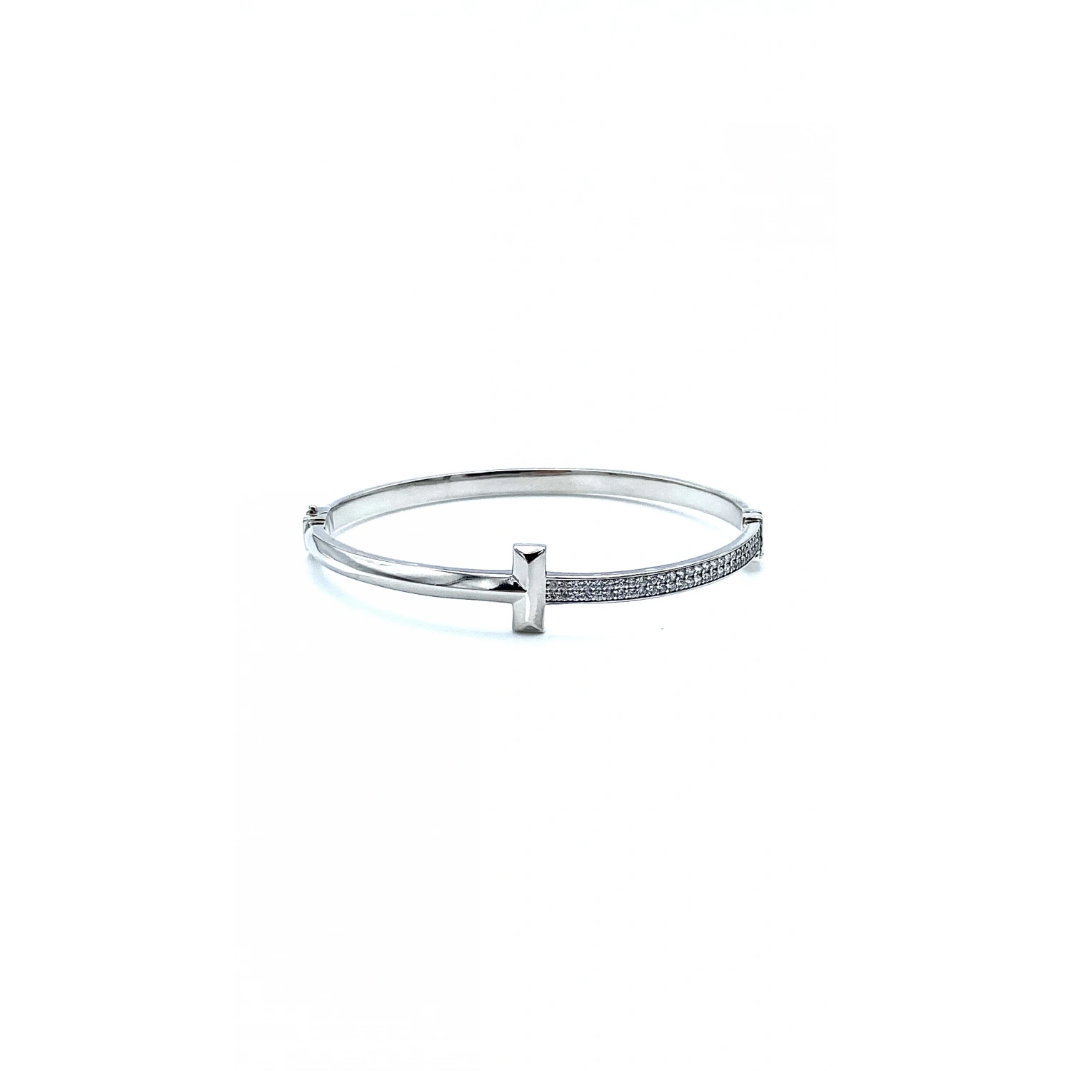 Yarısı Taşlı T Kelepçe