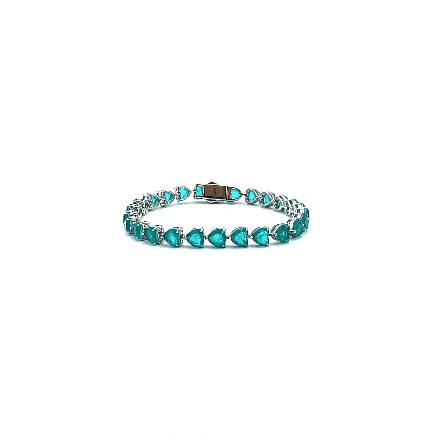 Zümrüt Paraiba Love Suyolu Bileklik