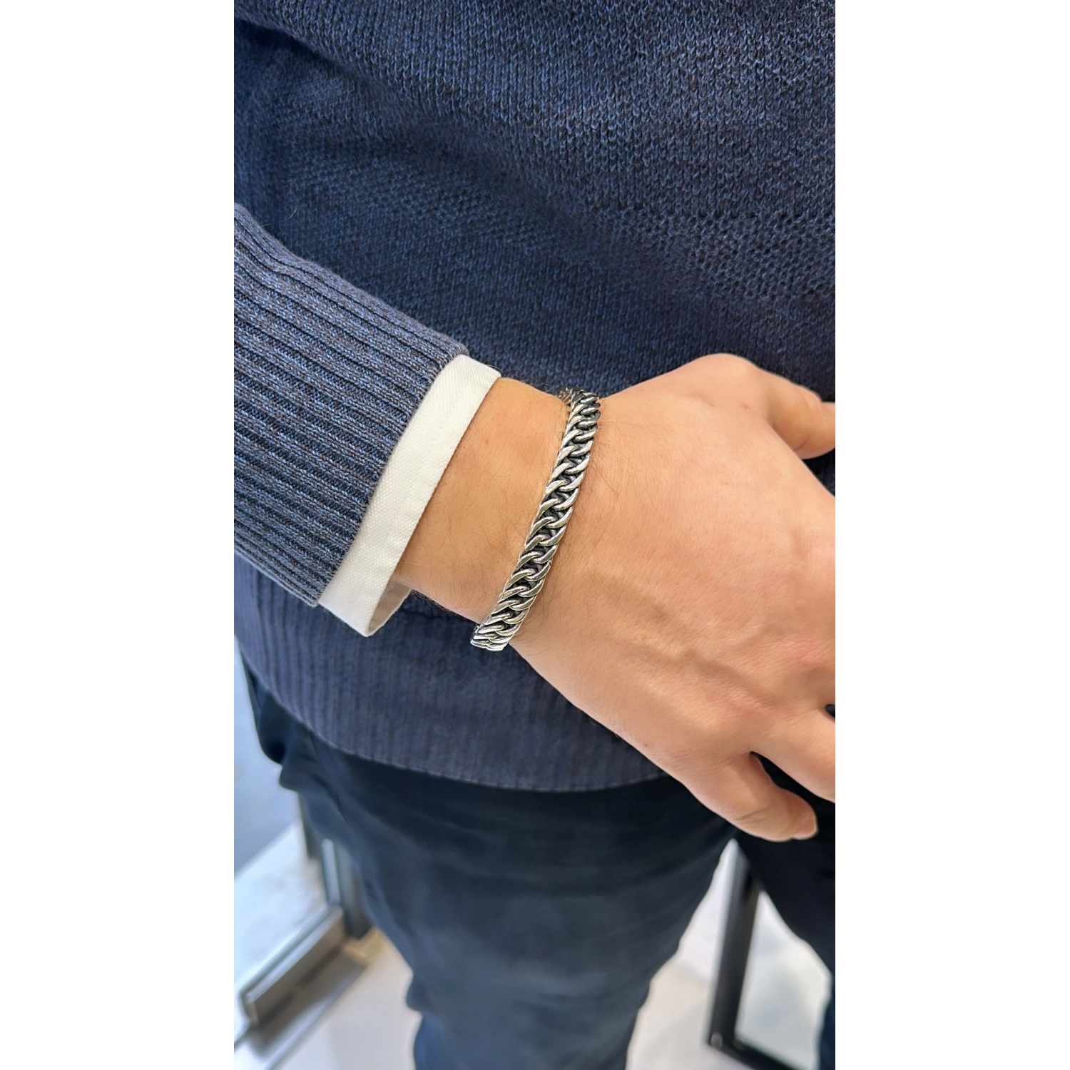 Zürih Erkek Zincir Bileklik