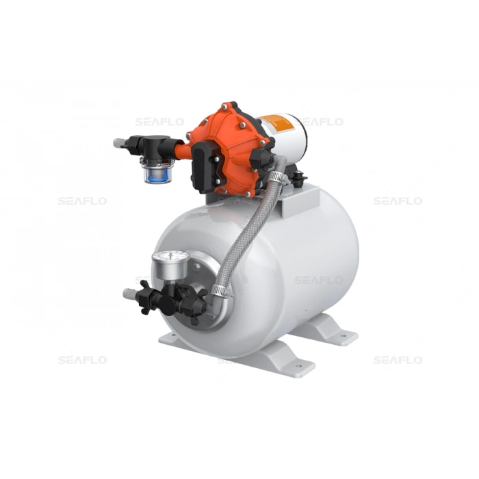 SEAFLO TANKLI HİDROFOR 8LT 12V - 18.9 lt./dk 60 psi