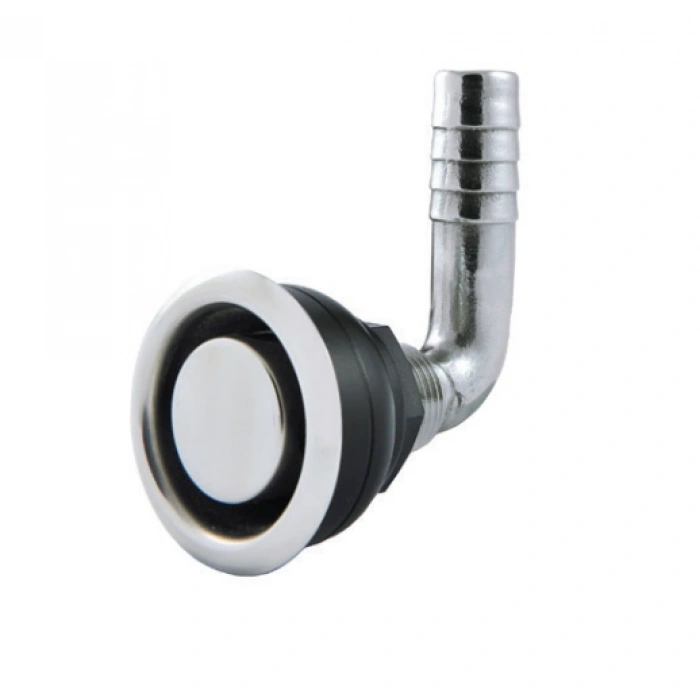 TANK HAVA FİRARI DİRSEK KROM 16mm