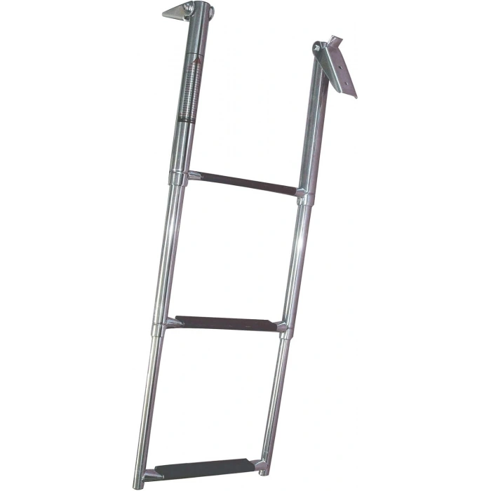 Teleskopik Krom Tekne Merdiveni