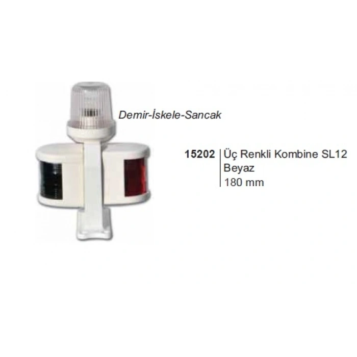 Üç Renkli Kombine Fener