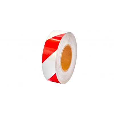 Kırmızı Beyaz Reflektif Bant (5 CM)