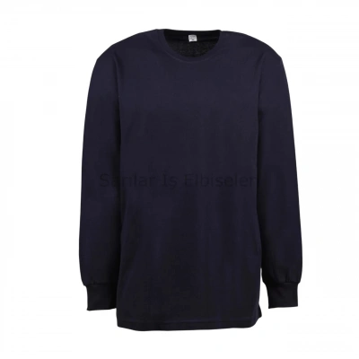 Lacivert Bisiklet Yaka Sweat (2 iplik)