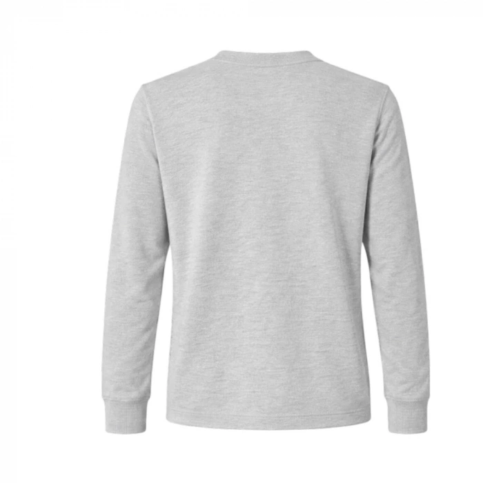 Gri Bisiklet Yaka Sweat (2 İplik)