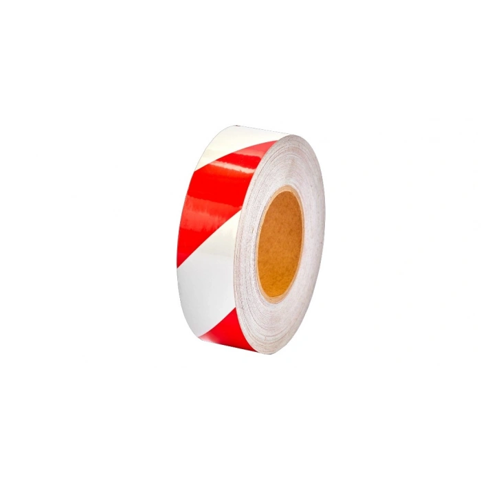 Kırmızı Beyaz Reflektif Bant (5 CM)