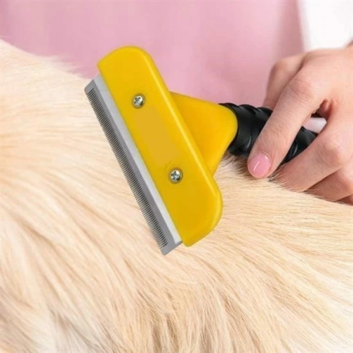Adshome® 10 cm Kedi Köpek Tarağı Fırçası Tüy Alıcı Toplayıcı Tarak Fırça