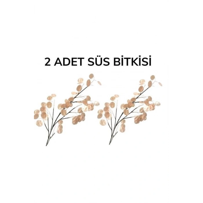 Adshome® 100 cm Dekoratif Dallı Sedef Ağacı Çiçeği Yapay Sahte Süs Bitkisi