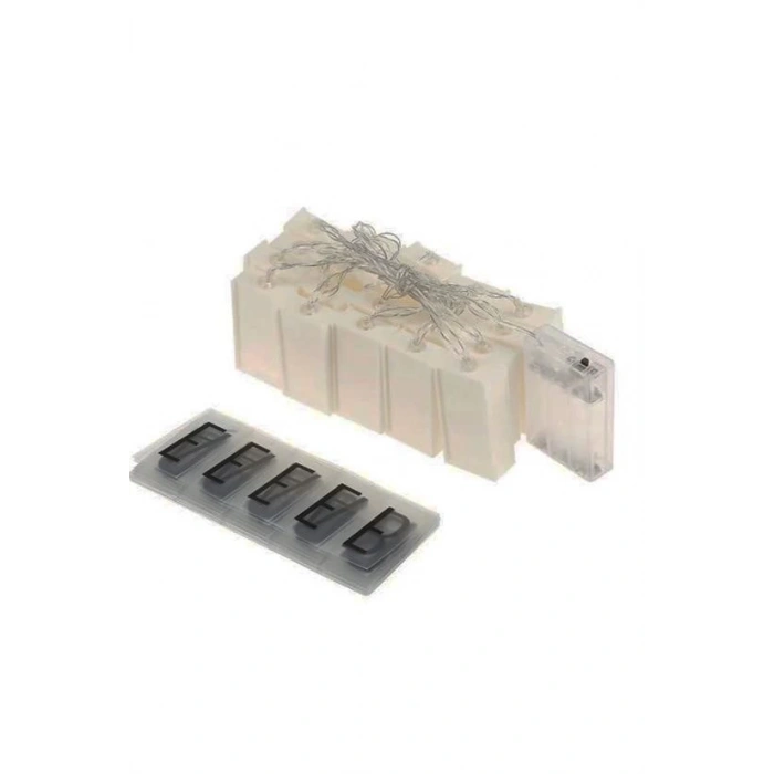 Adshome® 10lu Lightbox Işıklı Harf Mesaj Panosu Dekoratif  Harf Işık Zinciri