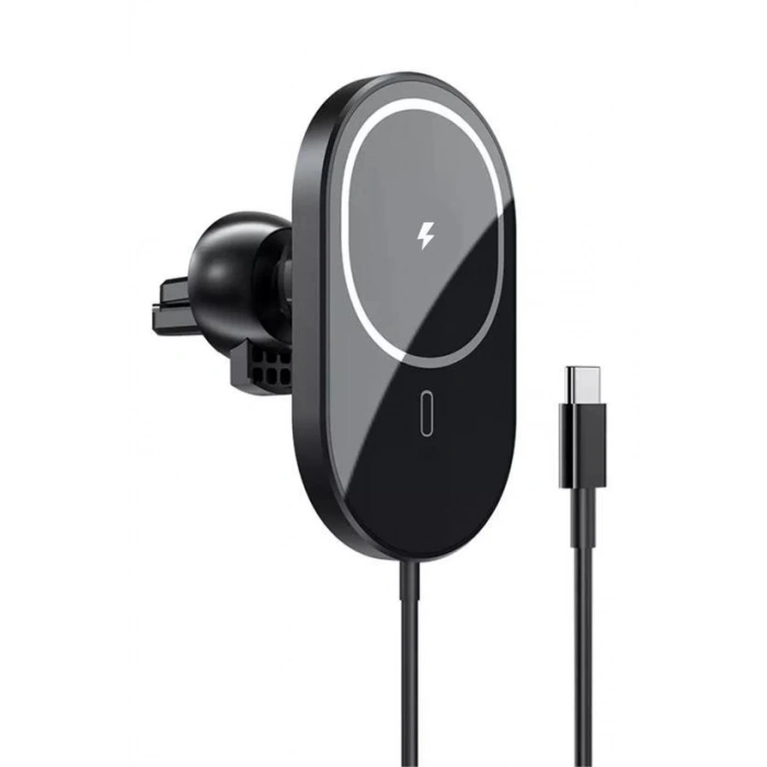 Adshome® 15w Mıknatıslı Takılabilen Hızlı Şarj Tüm Cihaz Ve Araçlara Uyumlu Araç İçi Şarj Cihazı