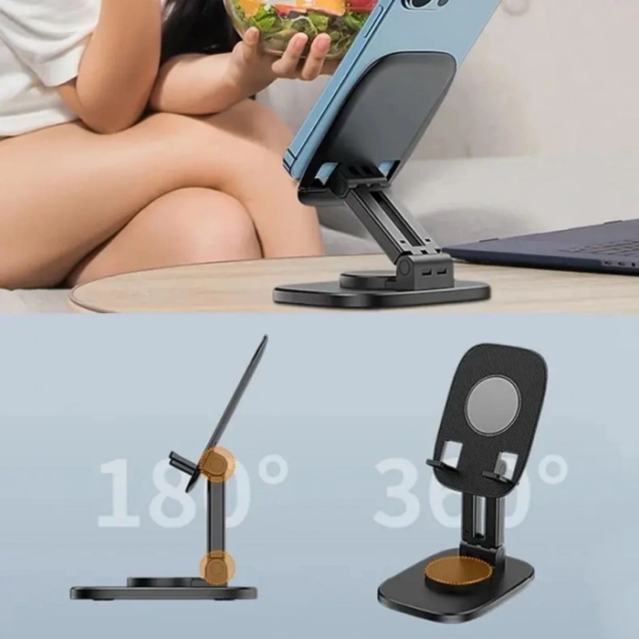 Adshome® 360 Döner Masaüstü Mobil Telefon Tutucu Standı