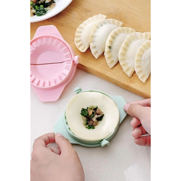 Adshome® 3lü Çiğ börek kurabiye Hamur İşi Ravioli Kesme Kalıbı Aparatı