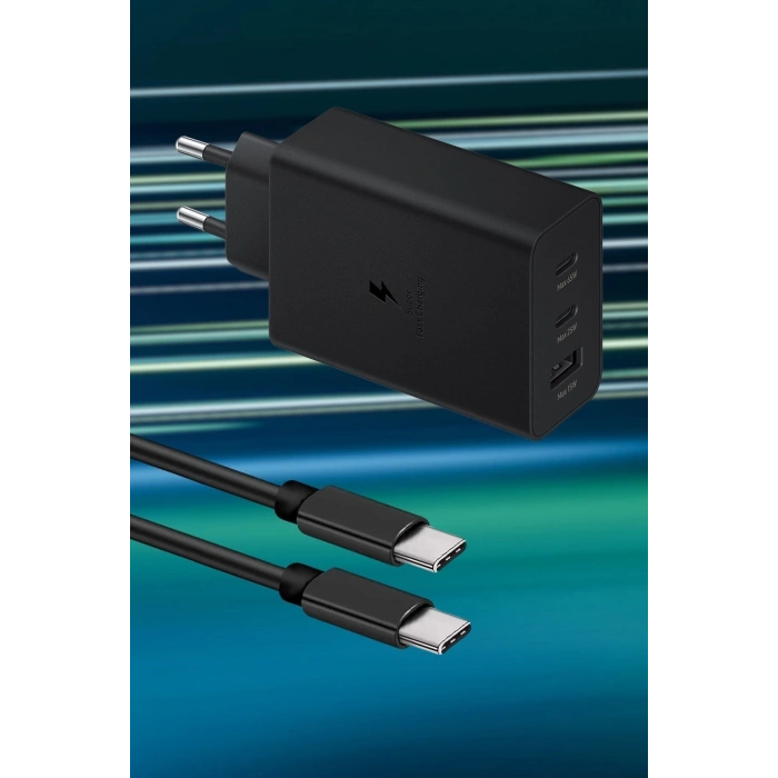 Adshome® 65W Hızlı Şarj Edebilen TYPE C uçlu Şarj Aleti