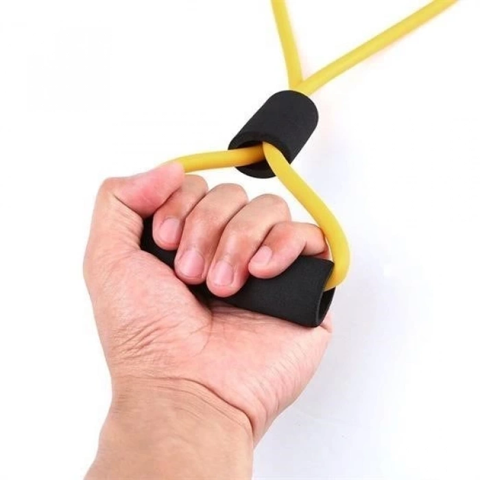 Adshome® 8 Şeklinde Direnç Bandı Yoga Plates Ve Vücut Geliştirme Egzersiz Bandı