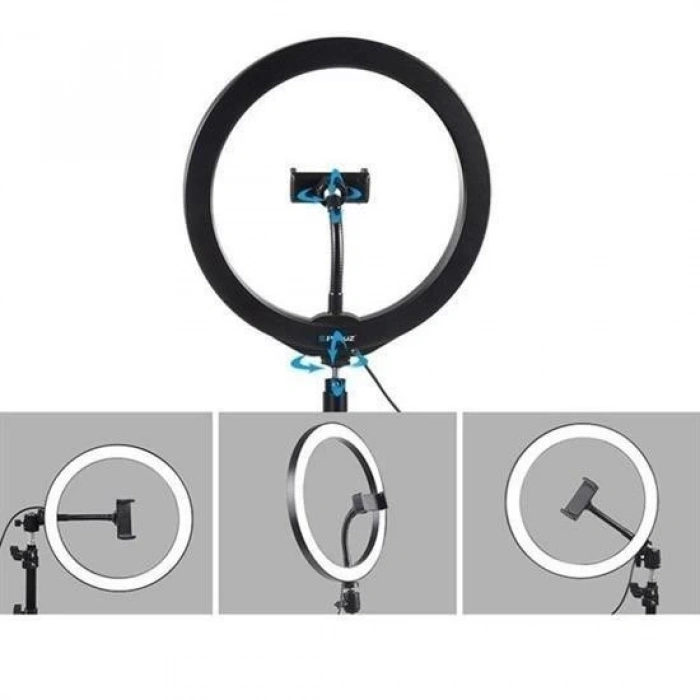 Adshome® 8inç 20cm Youtube Instagram Tiktok Selfie  Stüdyo Video Fotoğraf Ring Light  Tripod Led Halk