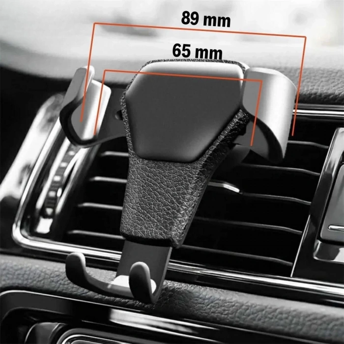 Adshome®  Araç İçi Klima Izgarasına Takılabilen Plastik Oto Telefon Tutucu Gravity