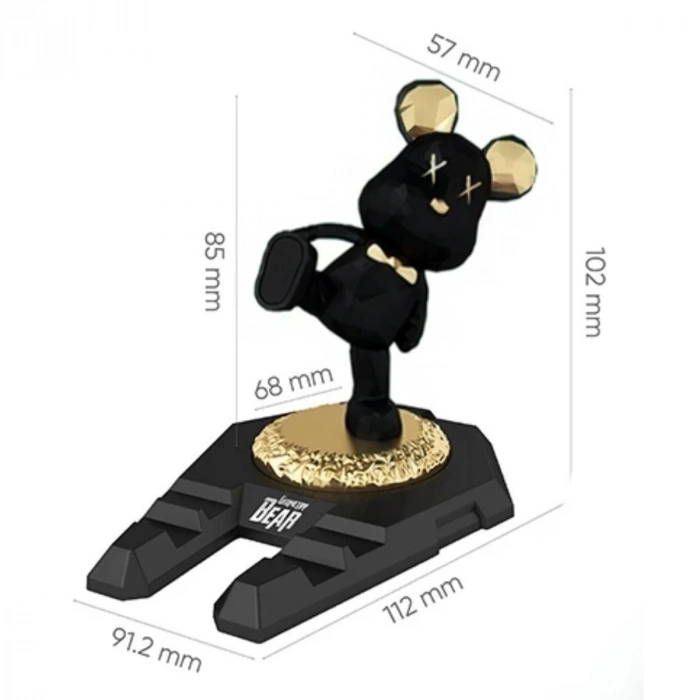 Adshome® Ayıcıklı Telefon ve Tablet Standı Masa Üstü Telefon ve Tablet Tutucu Aparatı