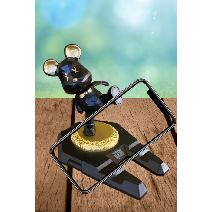 Adshome® Ayıcıklı Telefon ve Tablet Standı Masa Üstü Telefon ve Tablet Tutucu Aparatı