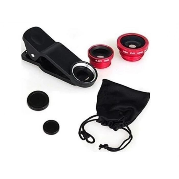 Adshome® Balık Gözü Cep Telefonu Lensi (Tüm Modellere Uyumlu)