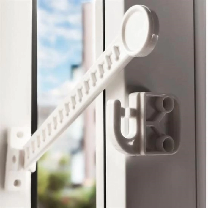 Adshome® Bebek Çocuk Evcil Hayvan Güvenlik Ayarlanabilir Koruyucu Pencere Havalandırma Kilidi