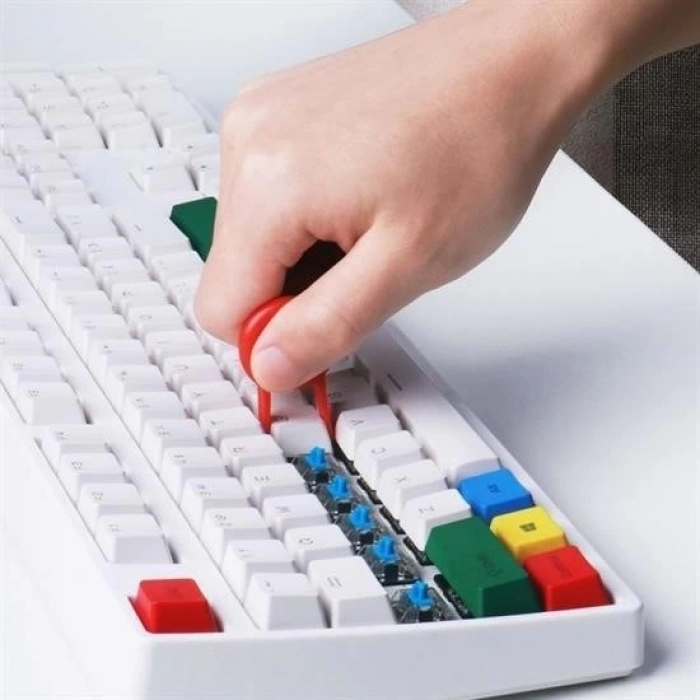 Adshome® Çok Amaçlı Kırmızı Hassas Fırça Başlıklı  Bilgisayar Laptop Temizleme Fırçası