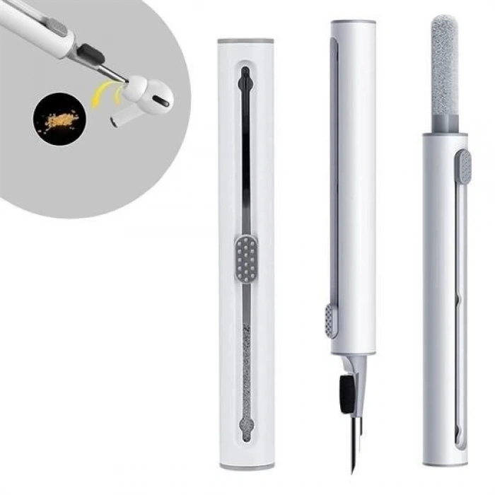 Adshome®  Çok Amaçlı Yumuşak Fırçalı Kablosuz Kulaklıklar İçin Kulaklık Temizleme Kiti