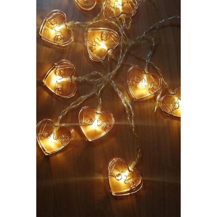 Adshome® Kalpli Şerit Led Işık Zinciri Aydınlatma Doğum Günü Süs Işığı