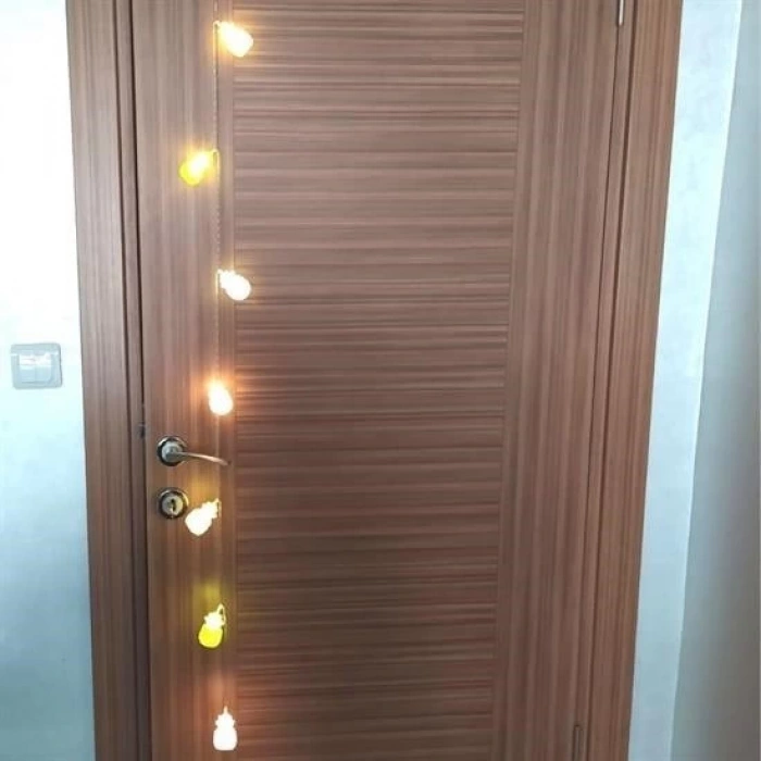 Adshome® Karışık Renk Dekoratif Ananas Dolama 10’lu Şerit Led Işık Zinciri