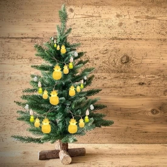 Adshome® Karışık Renk Dekoratif Ananas Dolama 10’lu Şerit Led Işık Zinciri