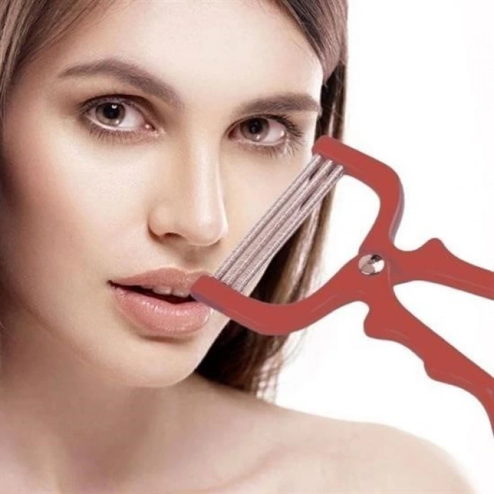 Adshome® Kaş Bıyık Yüz Tüy Alma Aleti Yaylı Yüz Epilasyon Aleti