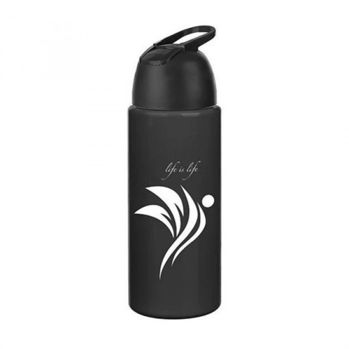 Adshome® Kilitlenebilen Matara Güvenlikli Suluk Sporcu Matarası Spor Su Şişesi İçecek Şişesi 700ml