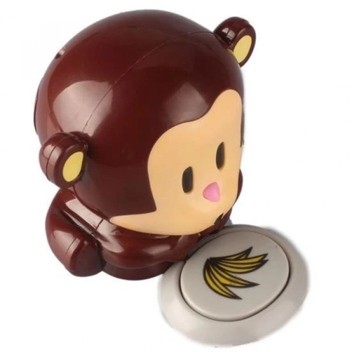 Adshome® Maymun Figürlü Hava Üfleyen Pratik  Kolay Hızlı Oje Kurutucu