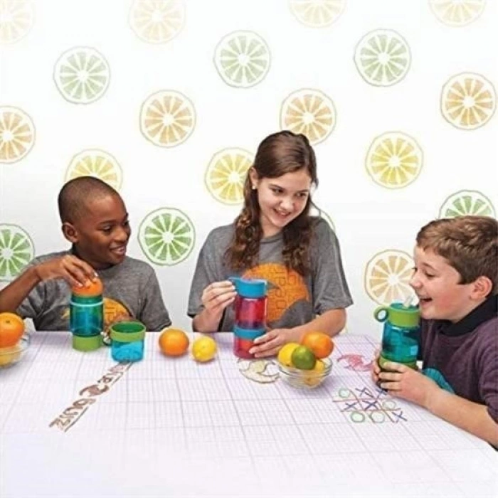 Adshome® Narenciye Limon Sıkmalı Pratik Detoks Toksin Atıcı Su Matarası Spor Şişesi