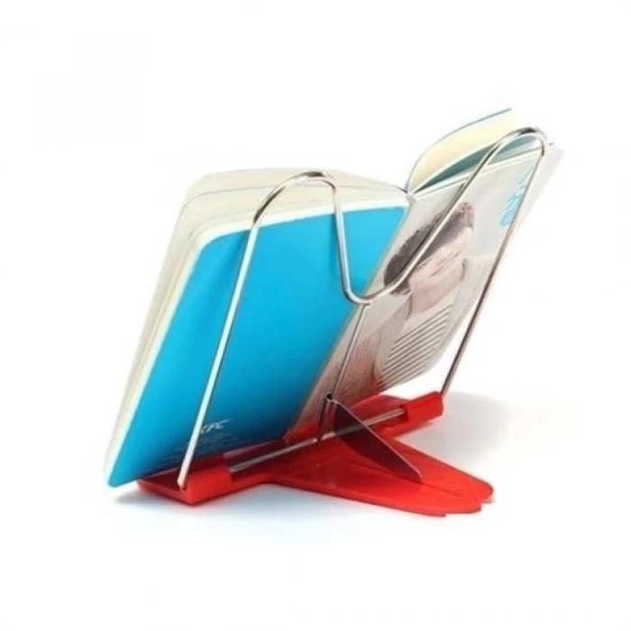 Adshome® Portatif Ayarlanabilir Metal Kitap Okuma Standı Aparatı Aleti