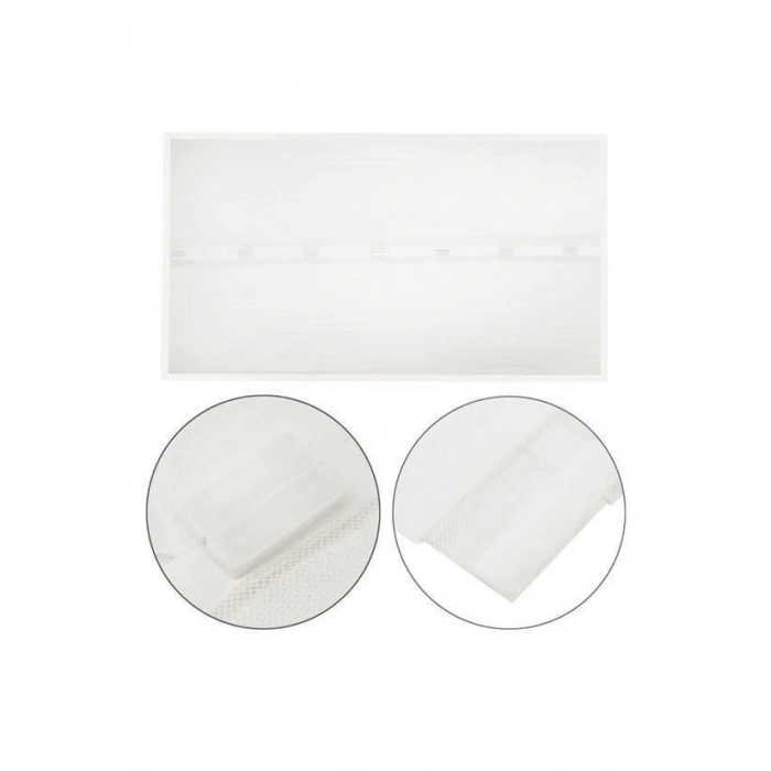 Adshome® Pratik Manyetik Mıknatıslı Beyaz Kapı Pencere Sinekliği Tülü 90 x 210 cm