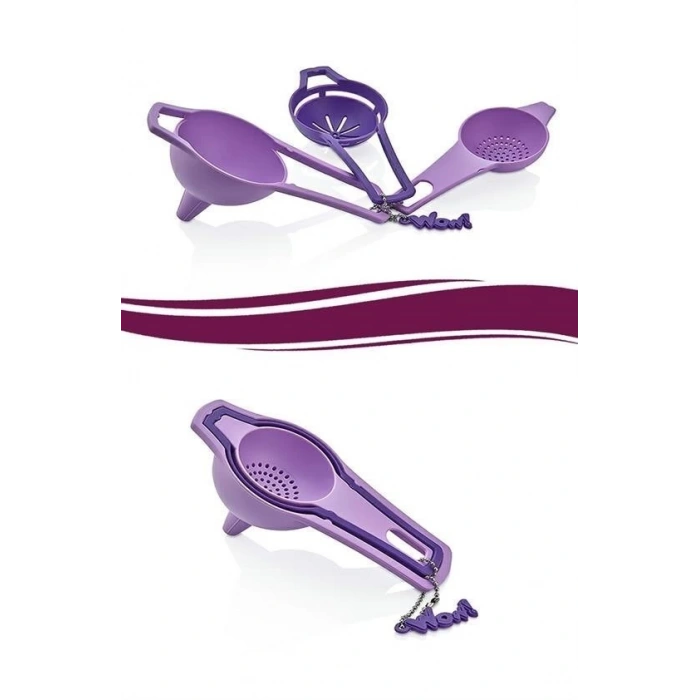 Adshome® Pratik Yumurta Süzgeci Mini Süzgeç Huni Seti Hepsi Bir Arada