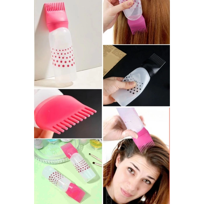 Adshome® Saç Boyama Aparatı Taraklı Saç Bakımı Krem Saç Yağı Uygulama Aparatı