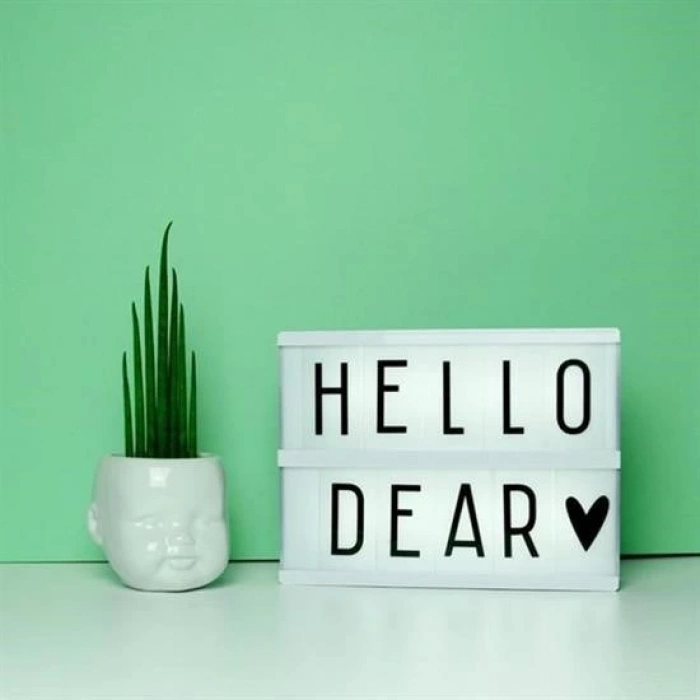 Adshome® Sinematik Lightbox Dekorasyon Aydınlatma Aksesuarları (A5 Boyut)